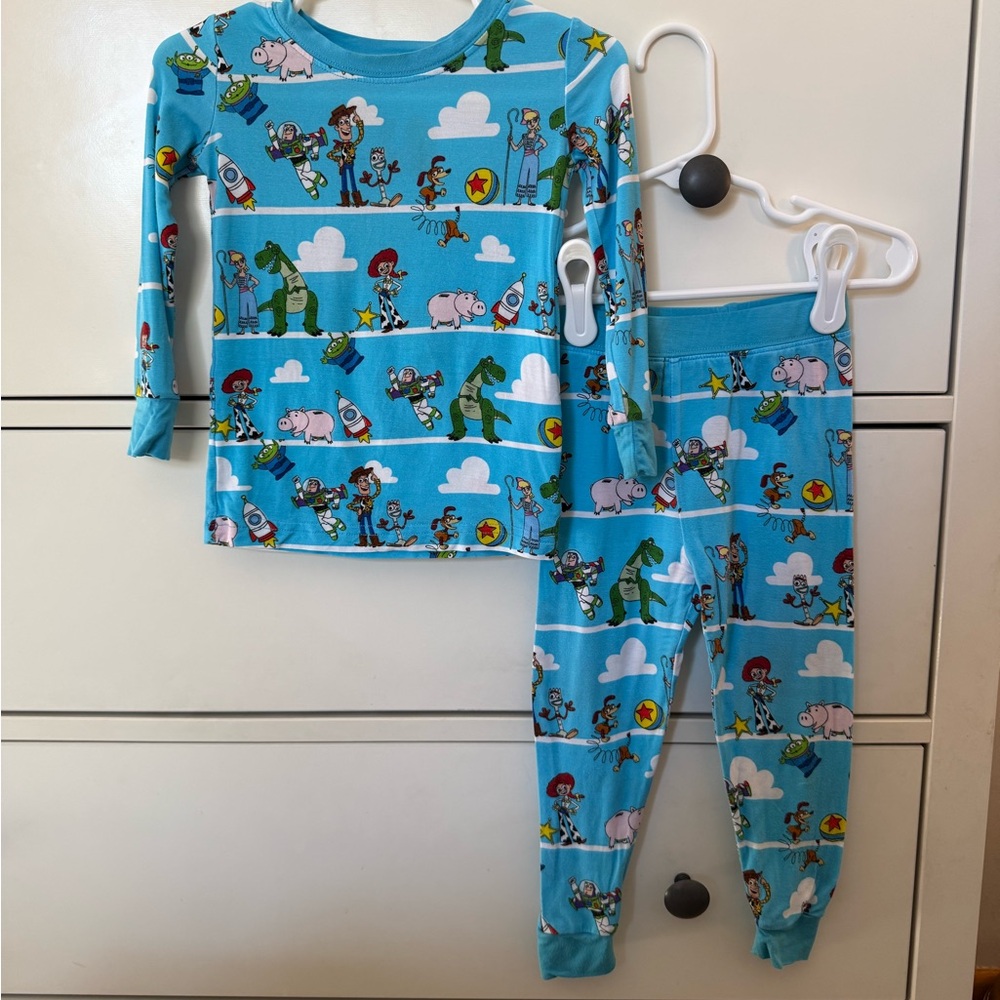 Little sleepies Toy Story pajamas